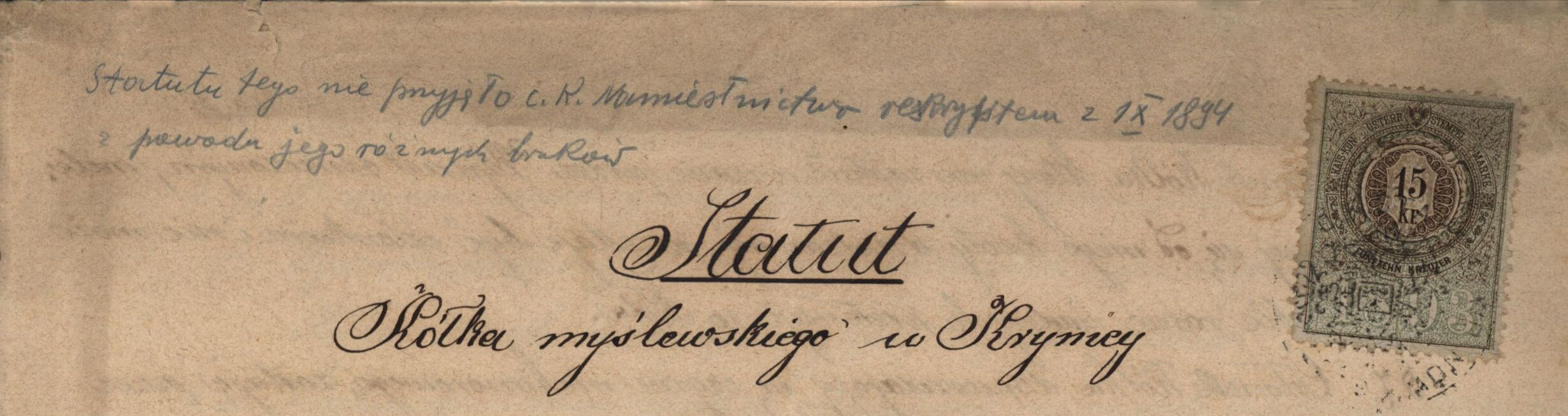 Powrót Historycznego Statutu: Wyjątkowy Moment dla Klubu Myśliwych w Krynicy